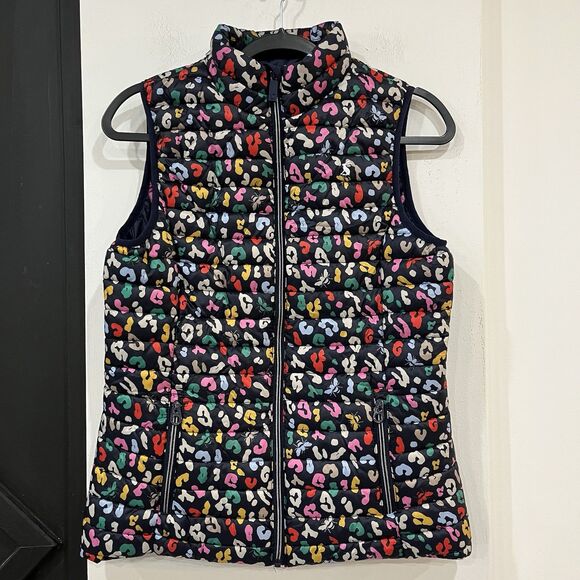 Joules Jackets & Blazers - Joules Women’s Snug Gilet Multicolor Print Packable Puffer Vest UK 10 US 6